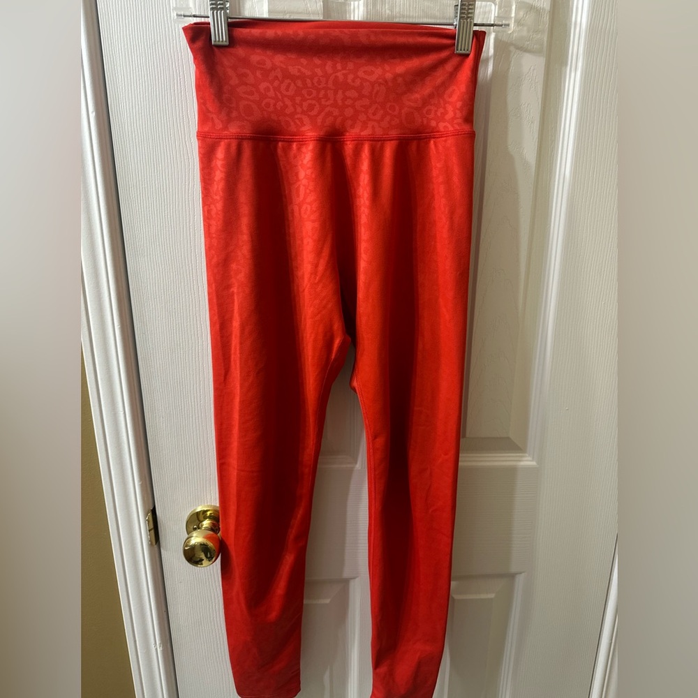 BuffBunny Rebel Leopard Red Leggings